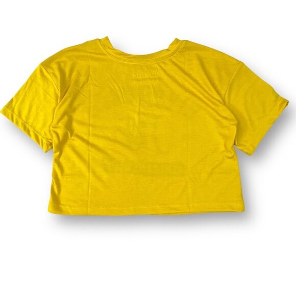 Archie Comics Riverdale Shirt Girls Sz S 6/6X Yellow Graphic Print Cropped Tee - Picture 5 of 7